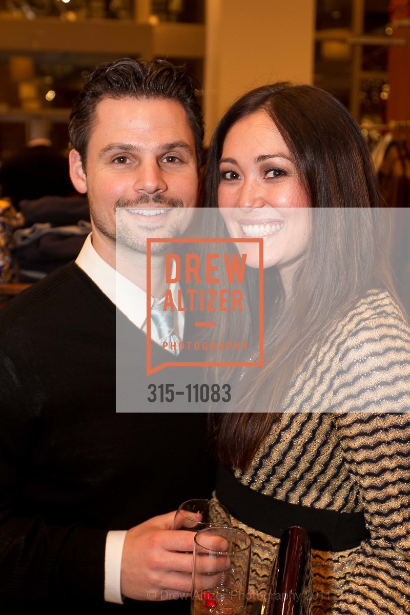 David Martin, Heather Cassidy, San Francisco BALLET AUXILIARY Opening Night Launch Party at Brooks Brother, US, December 5th, 2011, Photo #315-11083 David Martin, Heather Cassidy, Photo #315-11083