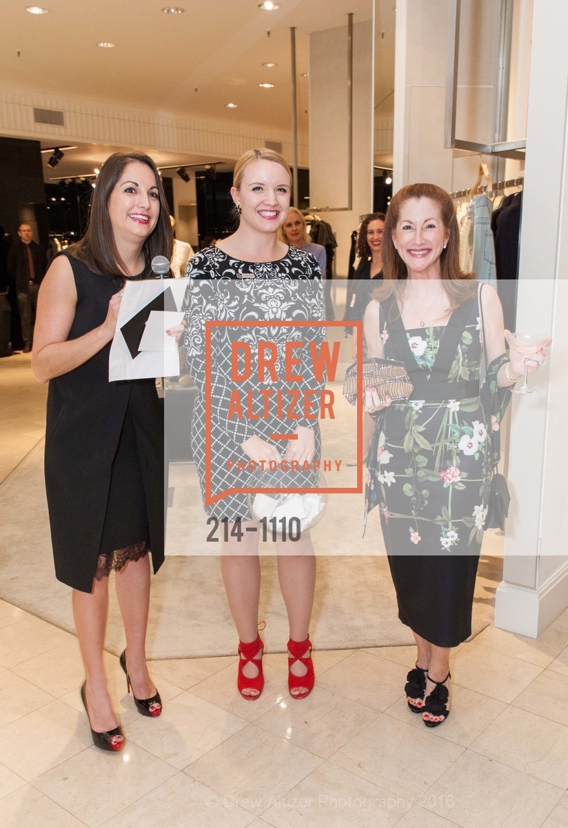 Megan Connelly, Cristina Gorlick, Ave Seltsam, SF Ballet Auxiliary Party to Celebrate the Designer Collections, Saks Fifth Avenue, April 14th, 2016, Photo #214-1110 Megan Connelly, Cristina Gorlick, Ave Seltsam, Photo #214-1110