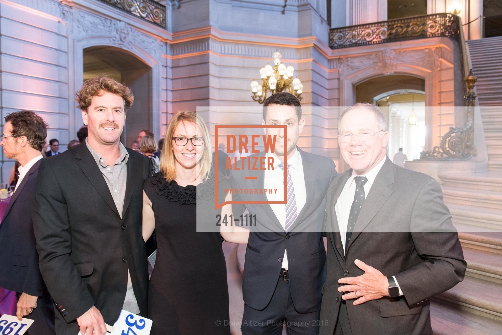 Peter Stearns, Nicole Elliott, Jason Elliott, Nick Selby, St Anthony Foundation Serving Hope, San Francisco City Hall. 1 Dr Carlton B Goodlett Pl, April 14th, 2016, Photo #241-1111 Peter Stearns, Nicole Elliott, Jason Elliott, Nick Selby, Photo #241-1111
