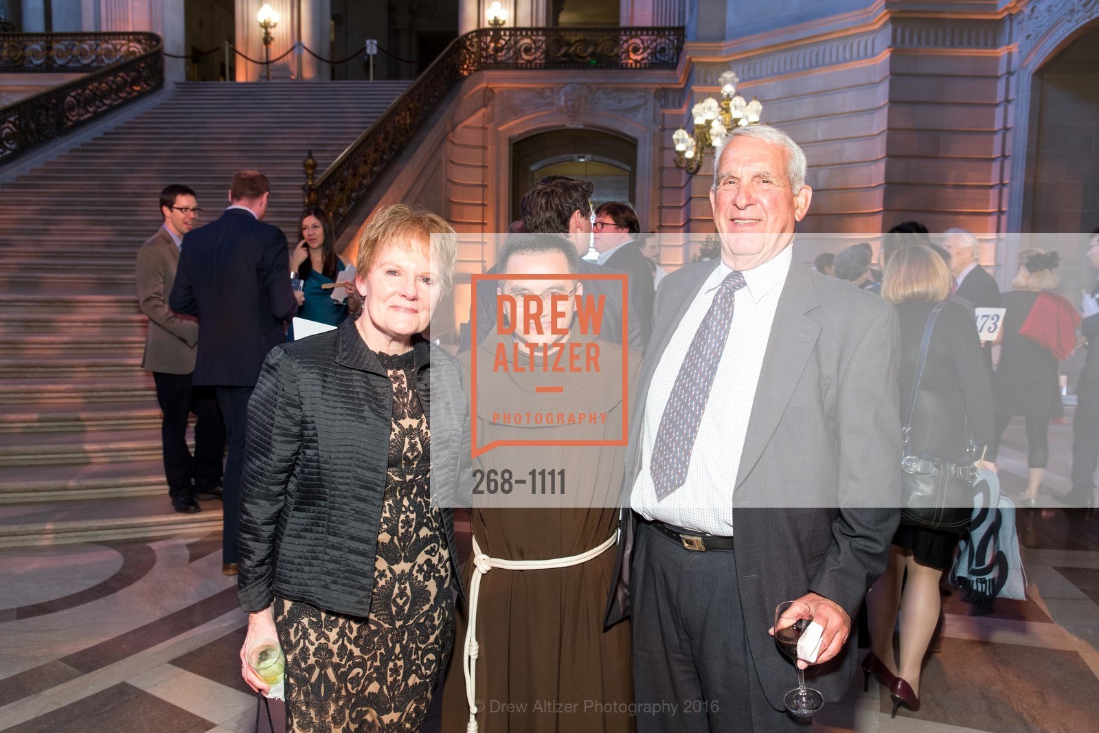 Connie Boeddeker, Nghia Phan, Joe Boeddeker, St Anthony Foundation Serving Hope, San Francisco City Hall. 1 Dr Carlton B Goodlett Pl, April 14th, 2016, Photo #268-1111 Connie Boeddeker, Nghia Phan, Joe Boeddeker, Photo #268-1111