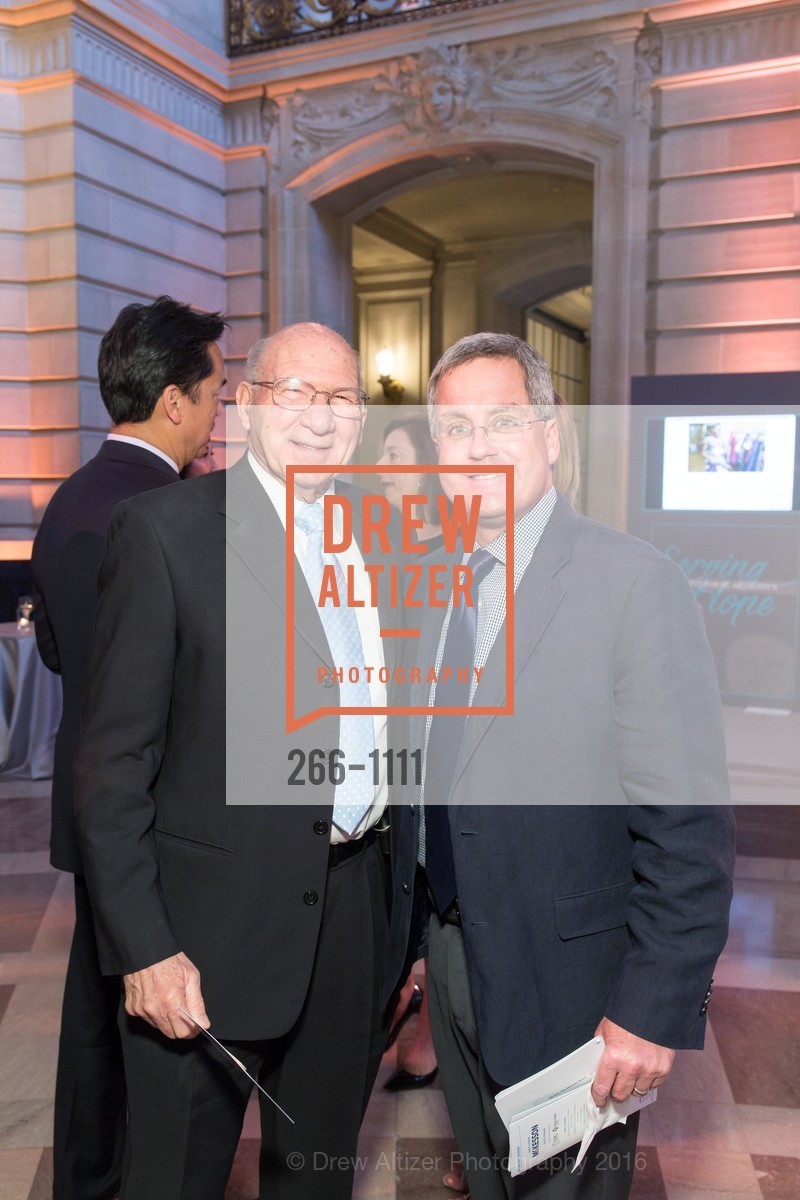 Sergio Nibbi, Dennis Herrera, St Anthony Foundation Serving Hope, San Francisco City Hall. 1 Dr Carlton B Goodlett Pl, April 14th, 2016, Photo #266-1111 Sergio Nibbi, Dennis Herrera, Photo #266-1111