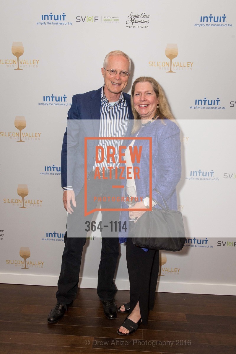 Scott Cook, Signe Ostby, Silicon Valley Wine Auction, Levi's Stadium. 4900 Marie P DeBartolo Way, April 16th, 2016, Photo #364-1114 Scott Cook, Signe Ostby, Photo #364-1114