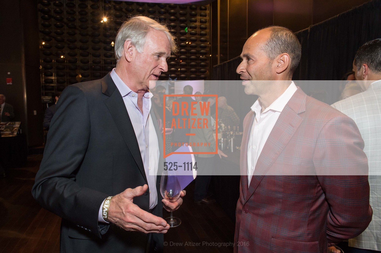 Dave House, Greg McAdoo, Silicon Valley Wine Auction, Levi's Stadium. 4900 Marie P DeBartolo Way, April 16th, 2016, Photo #525-1114 Dave House, Greg McAdoo, Photo #525-1114