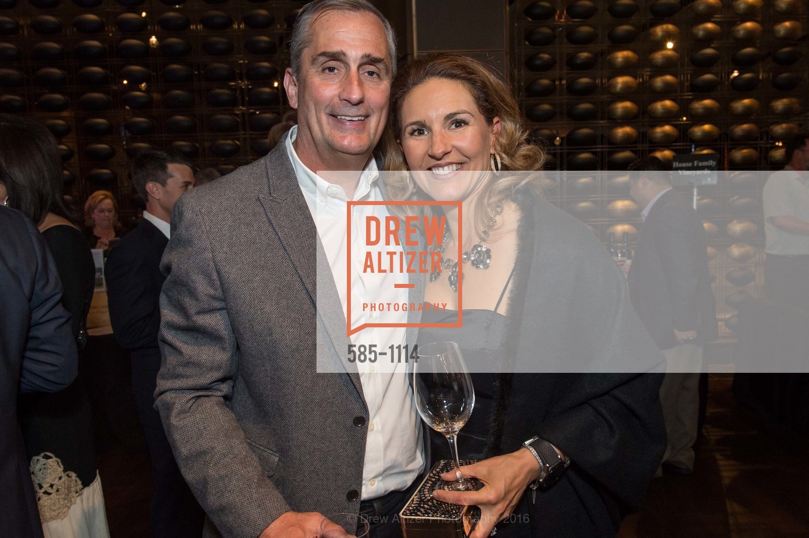 Brian Krzanich, Brandee Krzanich, Silicon Valley Wine Auction, Levi's Stadium. 4900 Marie P DeBartolo Way, April 16th, 2016, Photo #585-1114 Brian Krzanich, Brandee Krzanich, Photo #585-1114