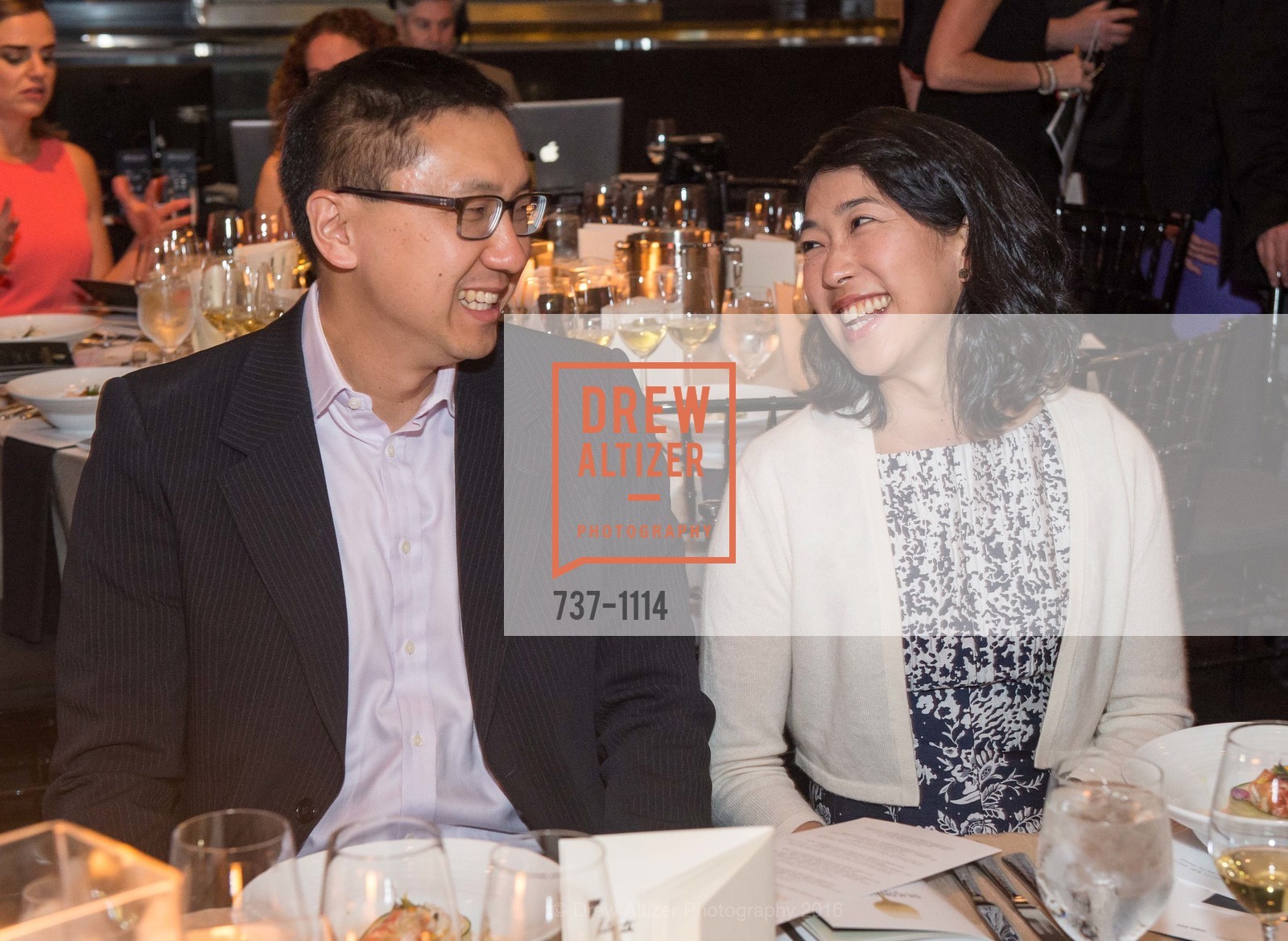Albert Ko, Ann Miura-Ko, Silicon Valley Wine Auction, Levi's Stadium. 4900 Marie P DeBartolo Way, April 16th, 2016, Photo #737-1114 Albert Ko, Ann Miura-Ko, Photo #737-1114