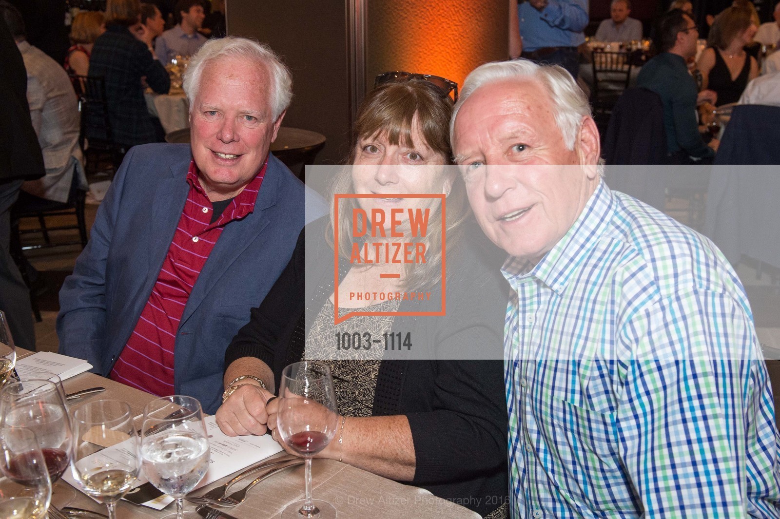 Patrick Miller, Kathy Gibson, David Miller, Silicon Valley Wine Auction, Levi's Stadium. 4900 Marie P DeBartolo Way, April 16th, 2016, Photo #1003-1114 Patrick Miller, Kathy Gibson, David Miller, Photo #1003-1114