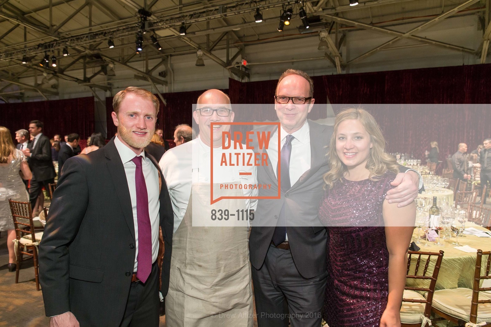 Troy Ault, Tim Quaintance, Kevin Sidow, Keeley Ault, Meals on Wheels 29th Annual Star Chefs & Vintners Gala, Fort Mason Center. 2 Marina Blvd, April 17th, 2016, Photo #839-1115 Troy Ault, Tim Quaintance, Kevin Sidow, Keeley Ault, Photo #839-1115