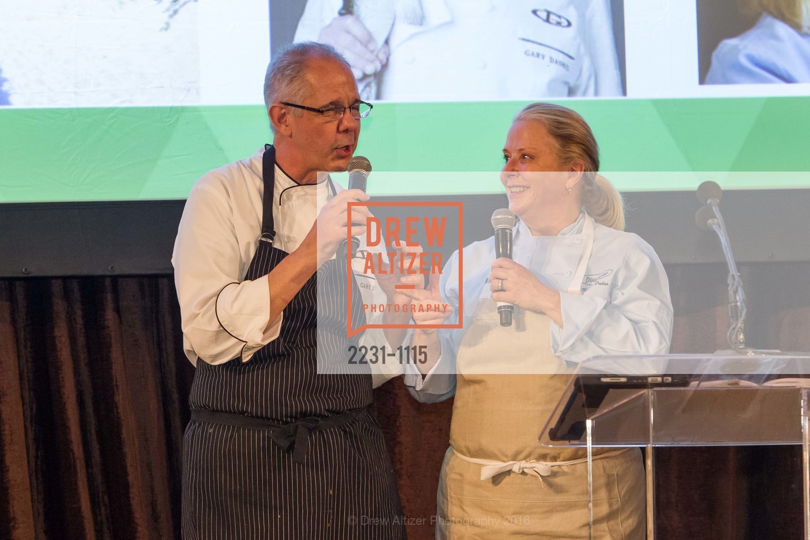 Gary Danko, Nancy Oakes, Meals on Wheels 29th Annual Star Chefs & Vintners Gala, Fort Mason Center. 2 Marina Blvd, April 17th, 2016, Photo #2231-1115 Gary Danko, Nancy Oakes, Photo #2231-1115