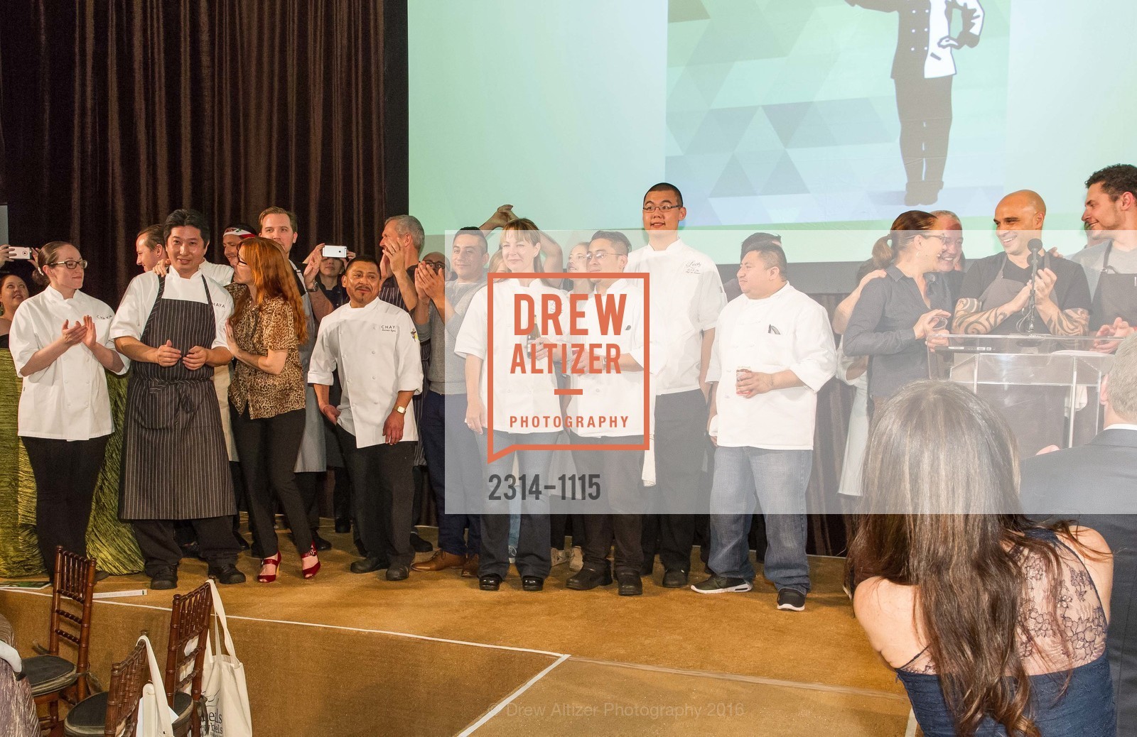 Group Photo, Meals on Wheels 29th Annual Star Chefs & Vintners Gala, Fort Mason Center. 2 Marina Blvd, April 17th, 2016, Photo #2314-1115 Group Photo, Photo #2314-1115