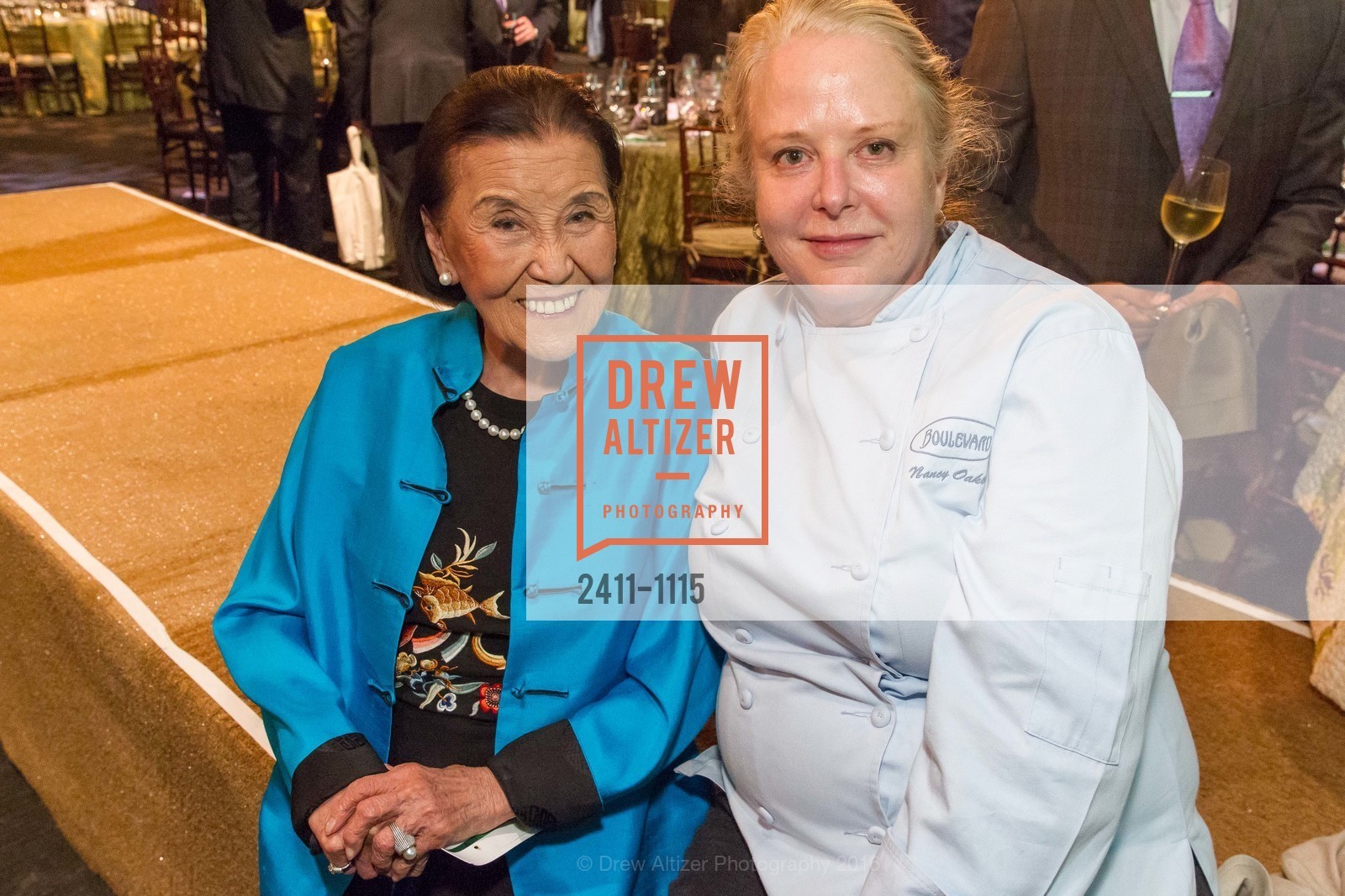 Cecilia Chang, Nancy Oakes, Meals on Wheels 29th Annual Star Chefs & Vintners Gala, Fort Mason Center. 2 Marina Blvd, April 17th, 2016, Photo #2411-1115 Cecilia Chang, Nancy Oakes, Photo #2411-1115