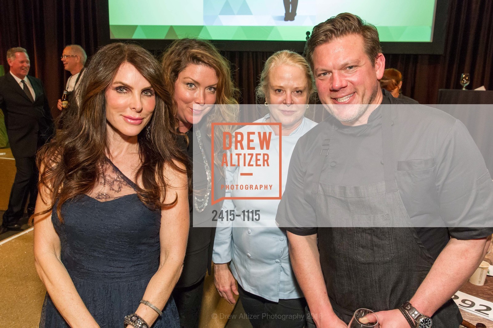 Lisa Zabelle, Tolan Florence, Nancy Oakes, Tyler Florence, Meals on Wheels 29th Annual Star Chefs & Vintners Gala, Fort Mason Center. 2 Marina Blvd, April 17th, 2016, Photo #2415-1115 Lisa Zabelle, Tolan Florence, Nancy Oakes, Tyler Florence, Photo #2415-1115
