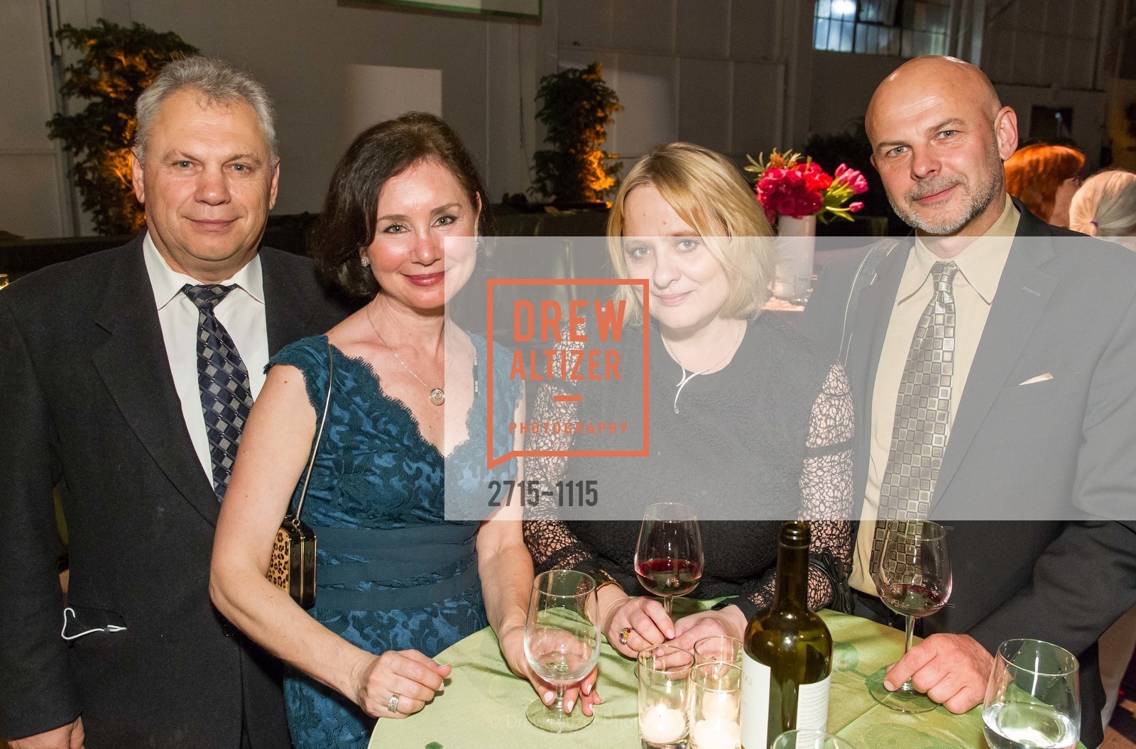 Mike Gertsvolf, Zoya Gertsvolf, Oksana Galatenko, Val Galatenko, Meals on Wheels 29th Annual Star Chefs & Vintners Gala, Fort Mason Center. 2 Marina Blvd, April 17th, 2016, Photo #2715-1115 Mike Gertsvolf, Zoya Gertsvolf, Oksana Galatenko, Val Galatenko, Photo #2715-1115