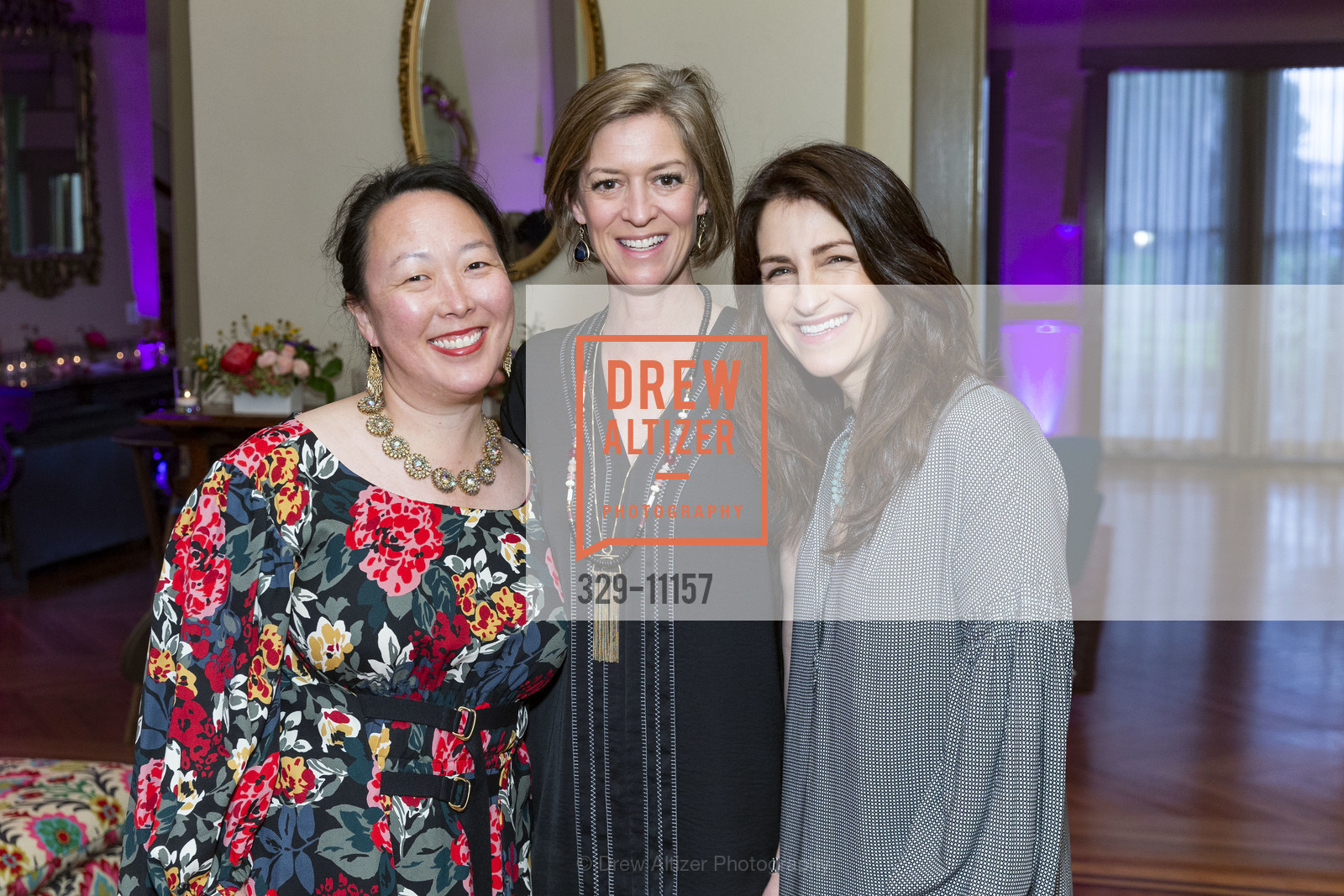 Grace Won, Claire Alt, Susan Wilkens, Give Breast Cancer the Boot 2018, Fort Mason General's Residence. 1 Fort Mason, San Francisco, CA 94109, Photo #329-11157 Grace Won, Claire Alt, Susan Wilkens, Photo #329-11157