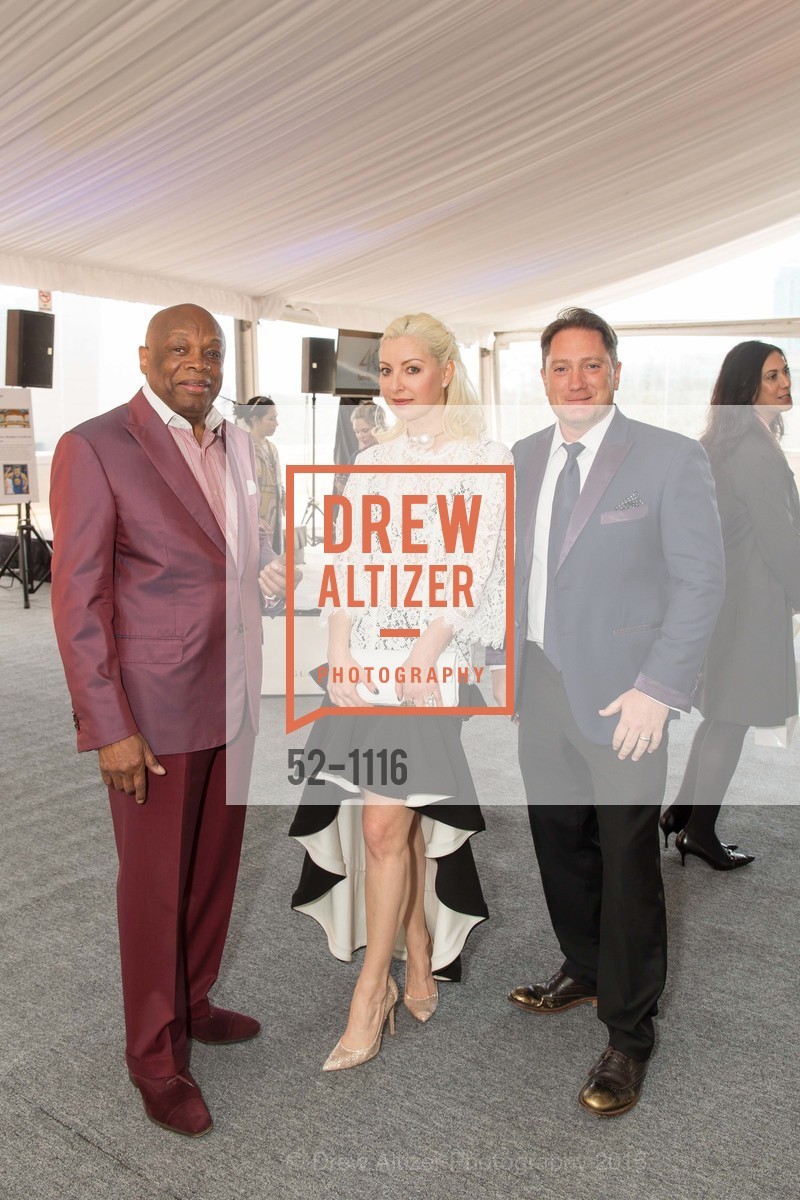 Willie Brown, Sonya Molodetskaya, Liam Mayclem, Family Builders 40th Anniversary Celebration, St. Regis, April 19th, 2016, Photo #52-1116 Willie Brown, Sonya Molodetskaya, Liam Mayclem, Photo #52-1116
