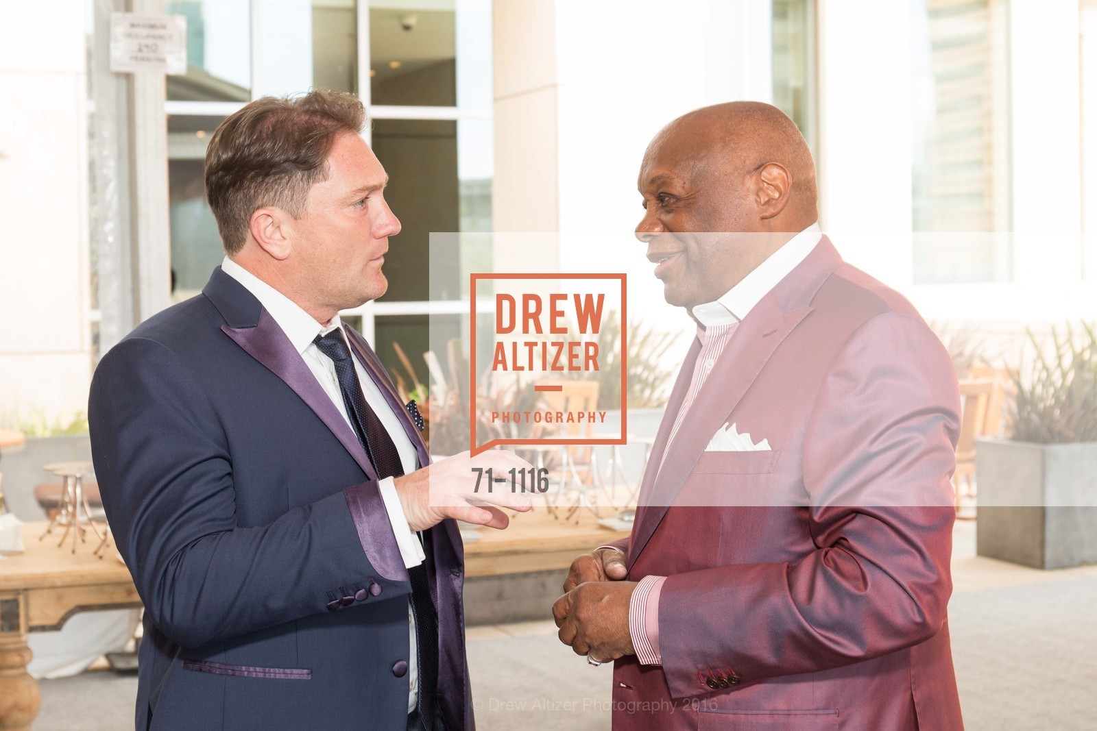 Liam Mayclem, Willie Brown, Family Builders 40th Anniversary Celebration, St. Regis, April 19th, 2016, Photo #71-1116 Liam Mayclem, Willie Brown, Photo #71-1116