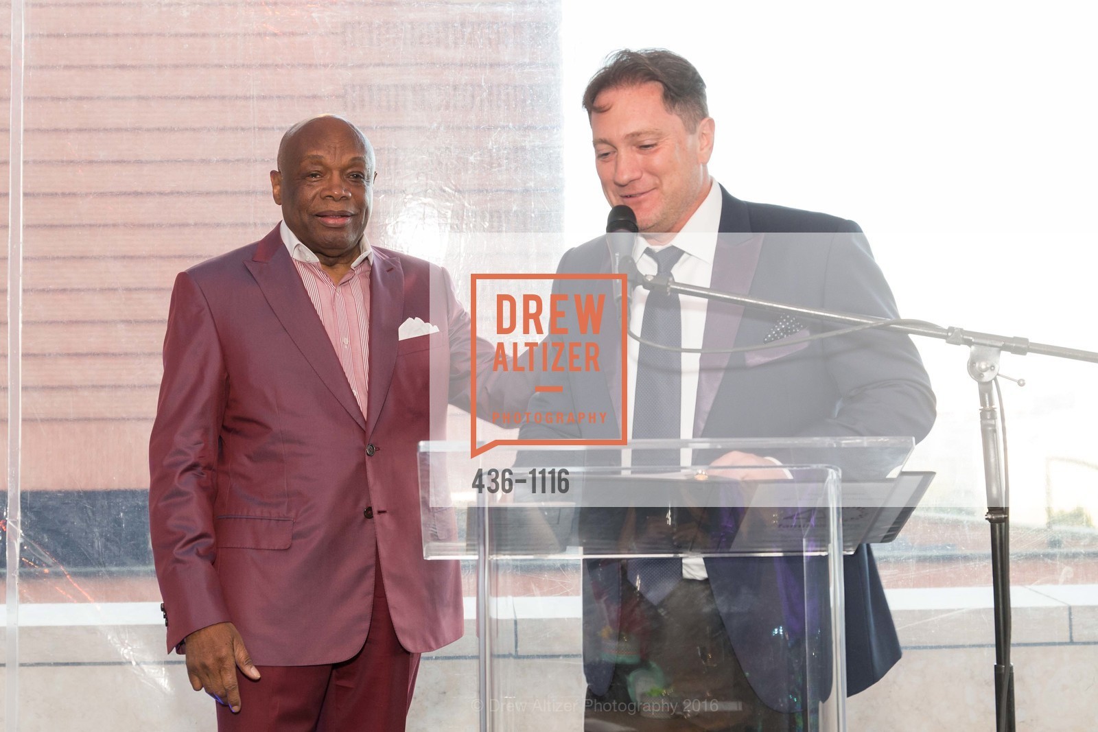 Willie Brown, Liam Mayclem, Family Builders 40th Anniversary Celebration, St. Regis, April 19th, 2016, Photo #436-1116 Willie Brown, Liam Mayclem, Photo #436-1116