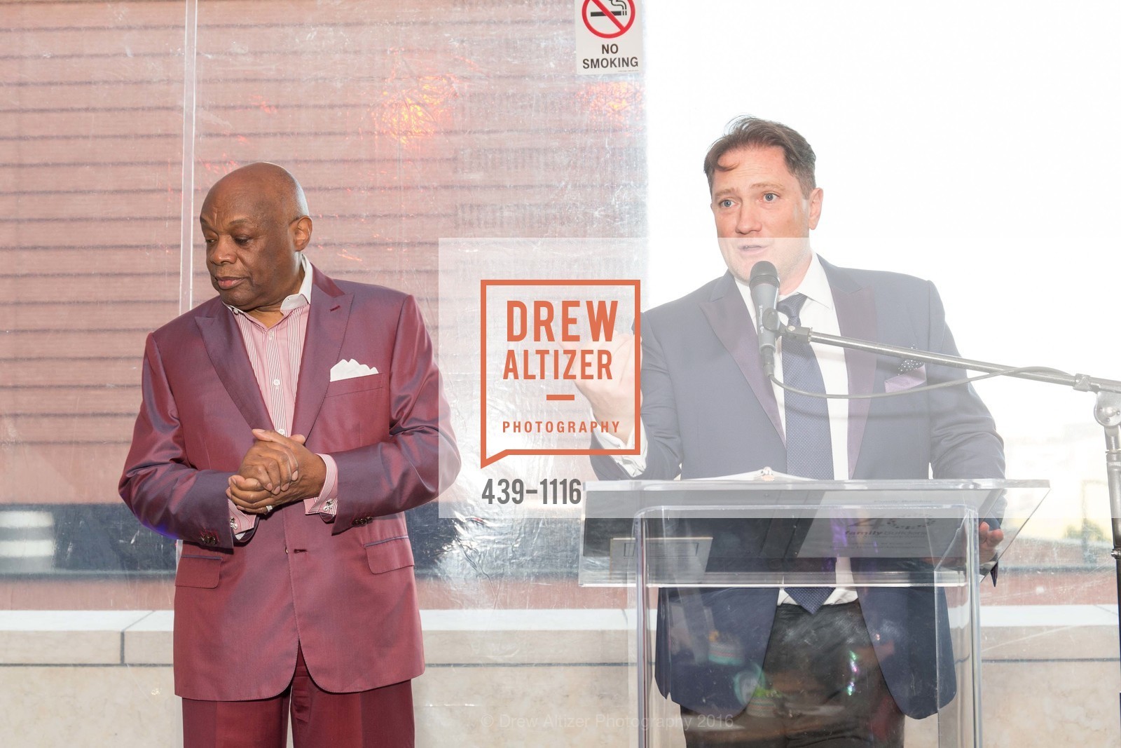 Willie Brown, Liam Mayclem, Family Builders 40th Anniversary Celebration, St. Regis, April 19th, 2016, Photo #439-1116 Willie Brown, Liam Mayclem, Photo #439-1116