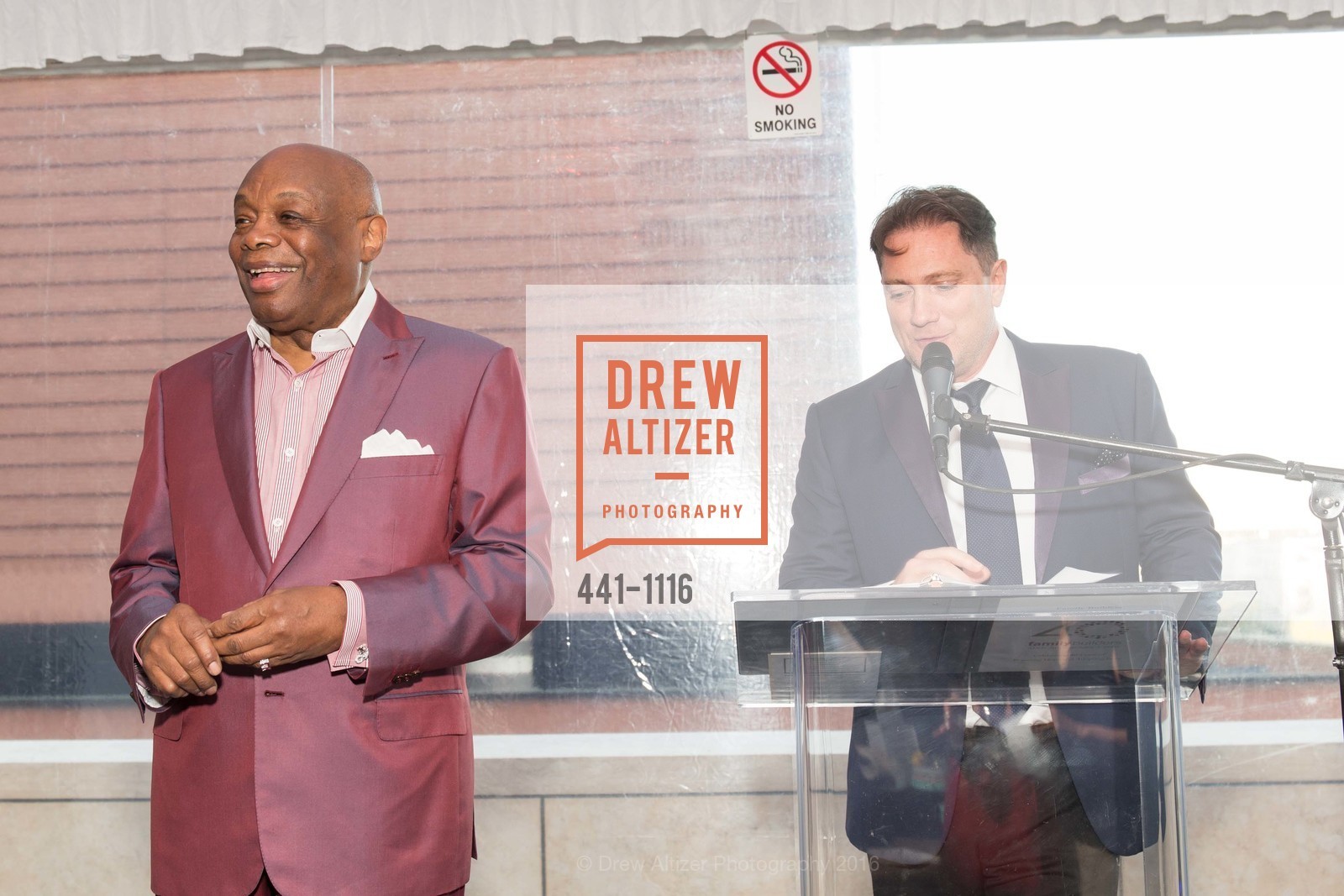 Willie Brown, Liam Mayclem, Family Builders 40th Anniversary Celebration, St. Regis, April 19th, 2016, Photo #441-1116 Willie Brown, Liam Mayclem, Photo #441-1116