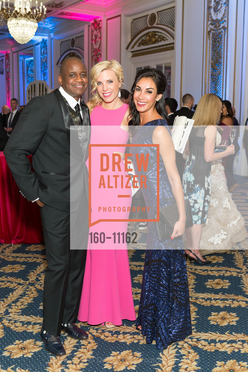Craig Martin, Paige O'Brien, Juliana Mercer, Raphael House Gala 2018, Palace Hotel. 2 New Montgomery Street, May 5th, 2018, Photo #160-11162 Craig Martin, Paige O'Brien, Juliana Mercer, Photo #160-11162