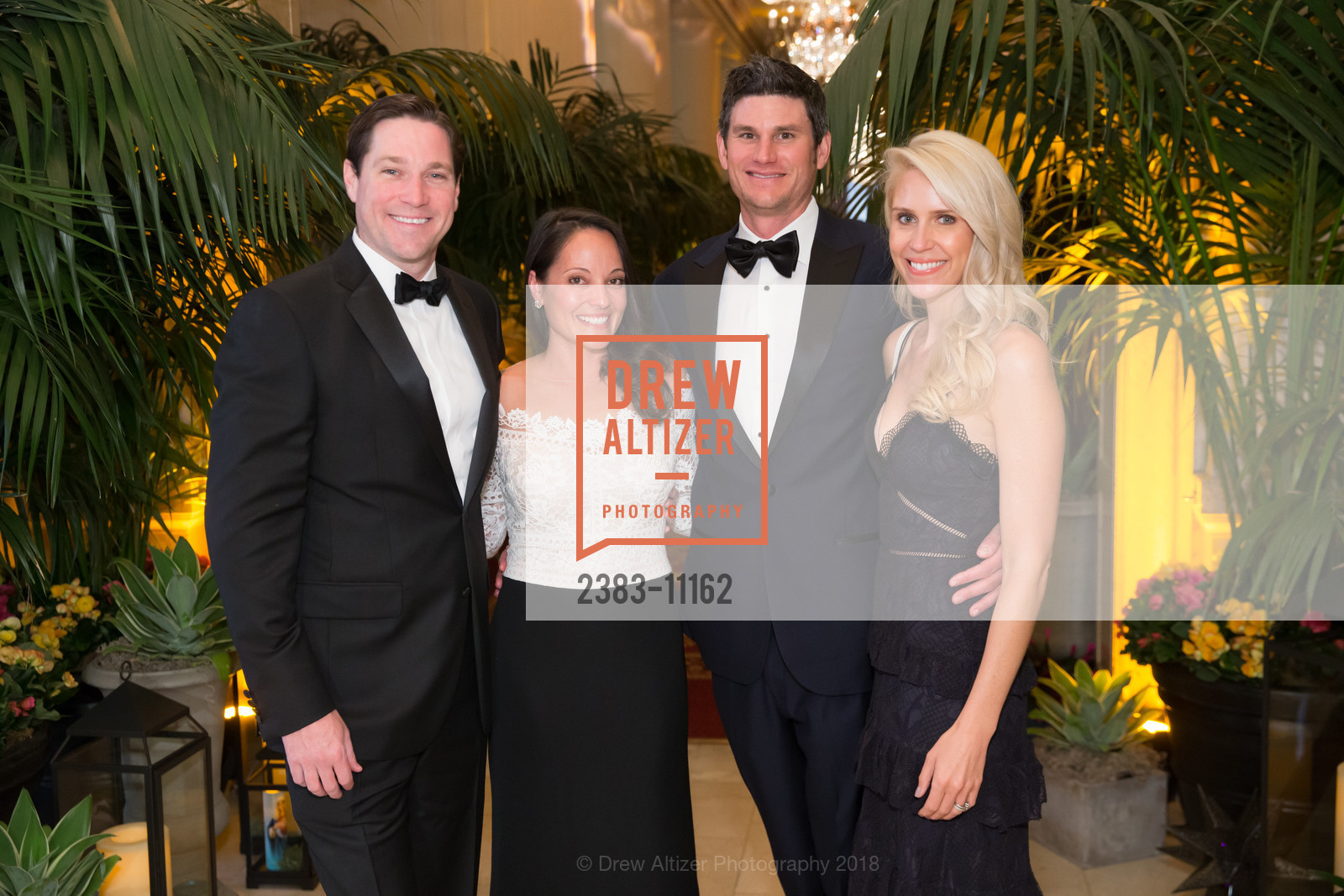 John Scarborough, Christina Scarborough, Tom Abramo, Lindsey Abramo, Raphael House Gala 2018, Palace Hotel. 2 New Montgomery Street, May 5th, 2018, Photo #2383-11162 John Scarborough, Christina Scarborough, Tom Abramo, Lindsey Abramo, Photo #2383-11162
