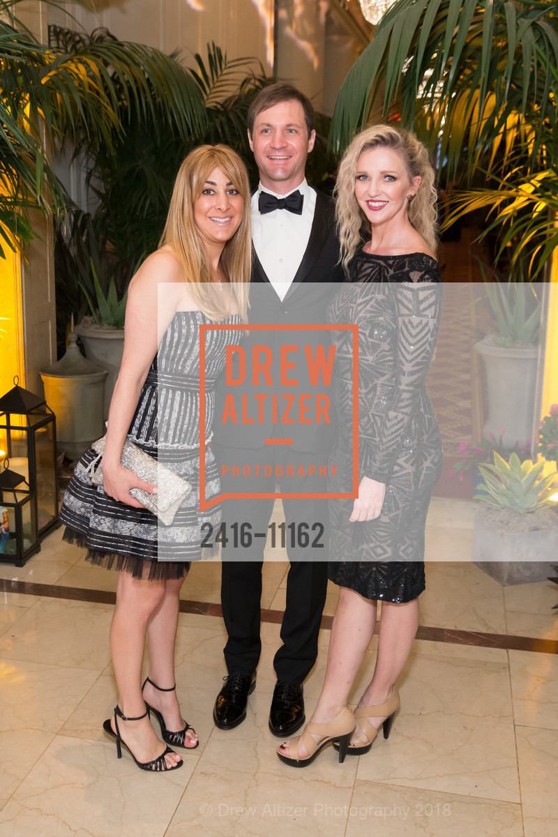 Darla Barcelion, Benjamin Koodrich, Carrie Baker, Raphael House Gala 2018, Palace Hotel. 2 New Montgomery Street, May 5th, 2018, Photo #2416-11162 Darla Barcelion, Benjamin Koodrich, Carrie Baker, Photo #2416-11162
