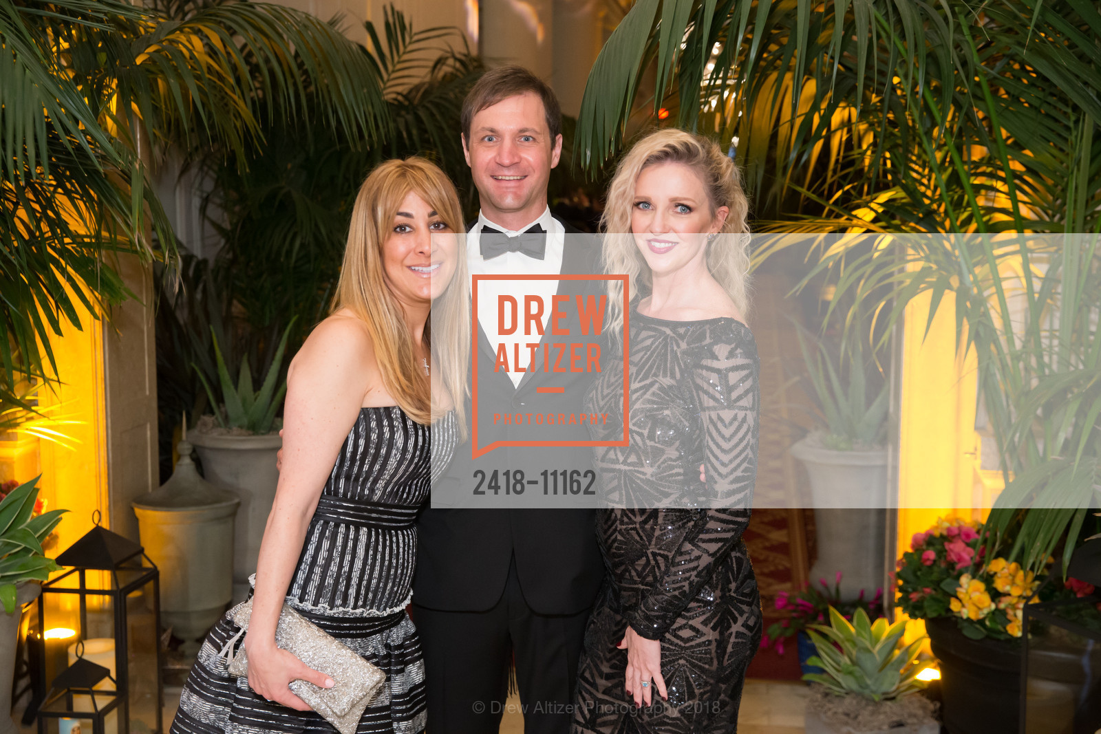 Darla Barcelion, Benjamin Koodrich, Carrie Baker, Raphael House Gala 2018, Palace Hotel. 2 New Montgomery Street, May 5th, 2018, Photo #2418-11162 Darla Barcelion, Benjamin Koodrich, Carrie Baker, Photo #2418-11162