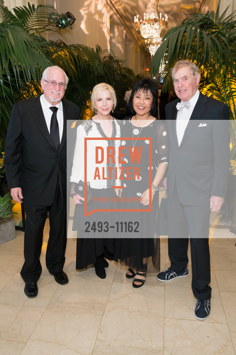 John Hinman, Charmaine Hinman, Patty Ogi, Bryce Jones, Raphael House Gala 2018, Palace Hotel. 2 New Montgomery Street, May 5th, 2018, Photo #2493-11162 John Hinman, Charmaine Hinman, Patty Ogi, Bryce Jones, Photo #2493-11162