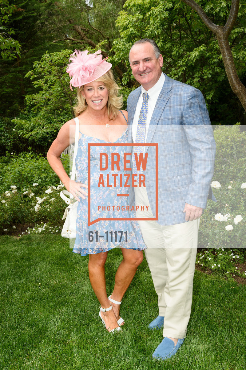 Elizabeth Johnson, Ed Conlon, Ambassadors for UCSF Benioff Children's Hospital San Francisco Kentucky Derby Party, Private Residence. 18 Makin Grade, May 5th, 2018, Photo #61-11171 Elizabeth Johnson, Ed Conlon, Photo #61-11171