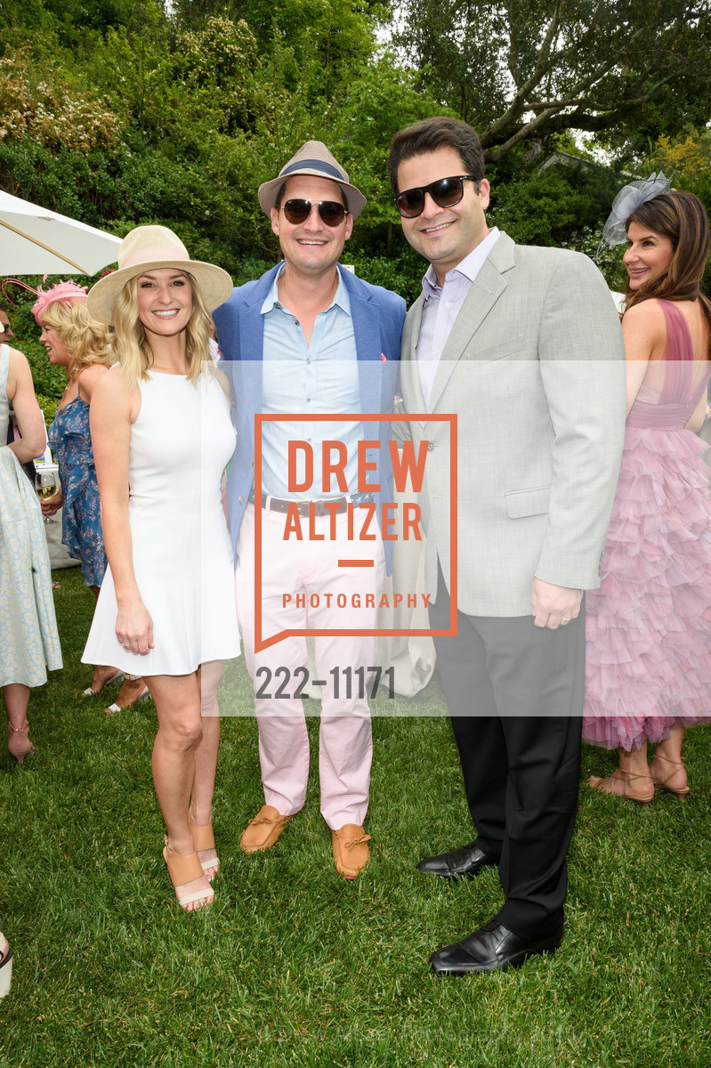 Kristen Page, Carl Zimmerman, Brennan Ieyoub, Ambassadors for UCSF Benioff Children's Hospital San Francisco Kentucky Derby Party, Private Residence. 18 Makin Grade, May 5th, 2018, Photo #222-11171 Kristen Page, Carl Zimmerman, Brennan Ieyoub, Photo #222-11171