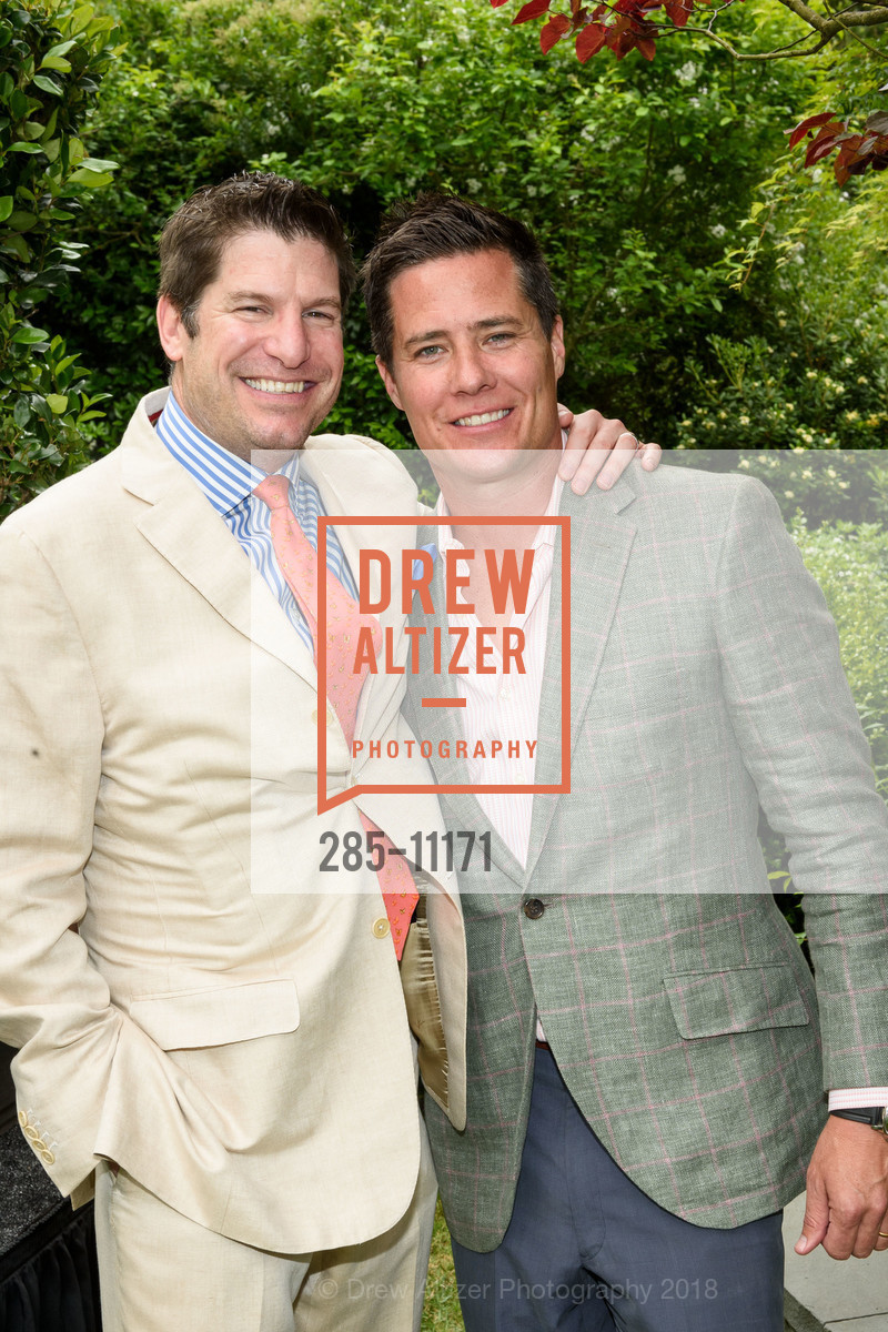 Derek Thornhill, Andrew Firestone, Ambassadors for UCSF Benioff Children's Hospital San Francisco Kentucky Derby Party, Private Residence. 18 Makin Grade, May 5th, 2018, Photo #285-11171 Derek Thornhill, Andrew Firestone, Photo #285-11171