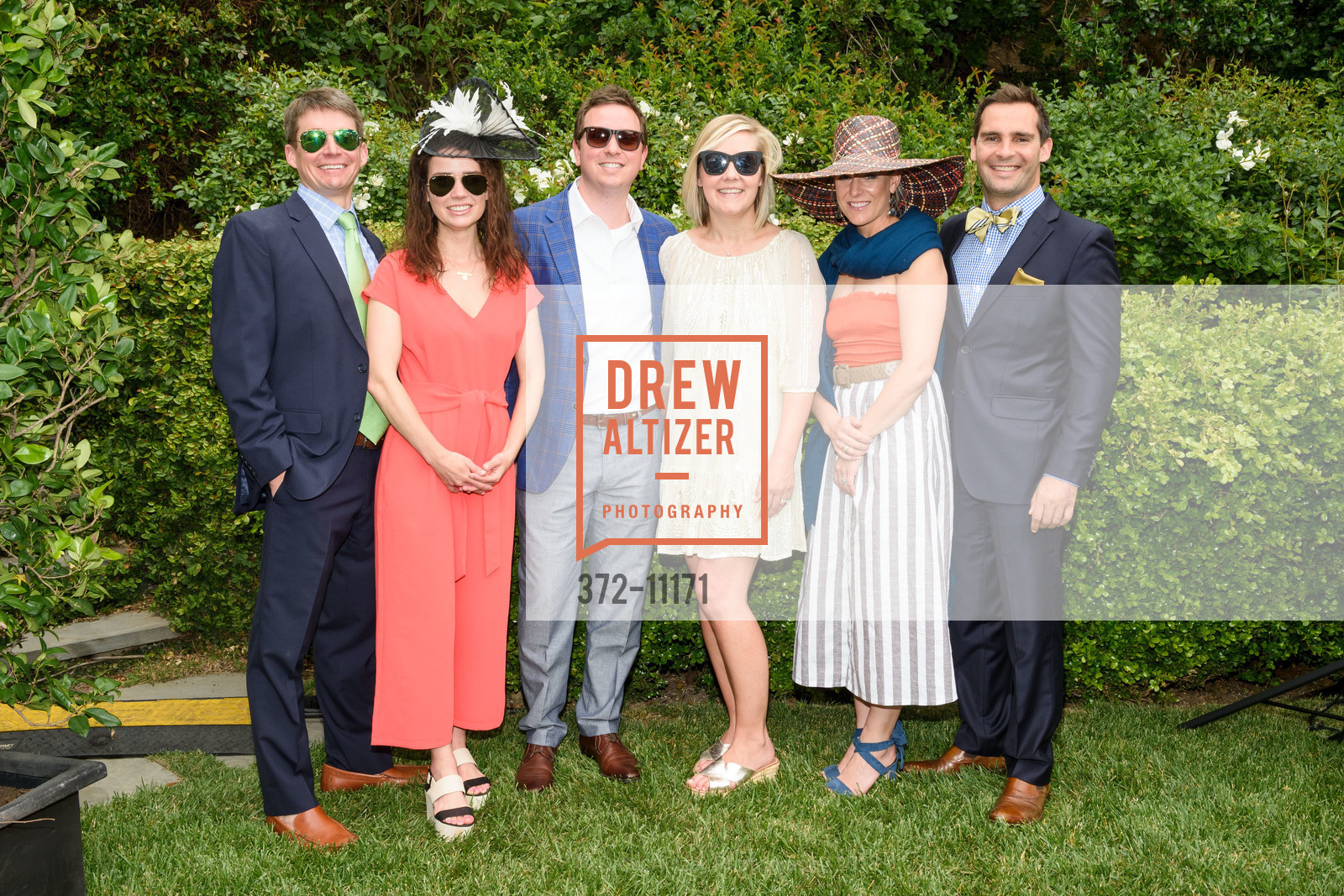Patrick Flynn, Erin Flynn, Seton McAndrews, Molly Melcher, Lindsay Bouchelle, Reed Bouchelle, Ambassadors for UCSF Benioff Children's Hospital San Francisco Kentucky Derby Party, Private Residence. 18 Makin Grade, May 5th, 2018, Photo #372-11171 Patrick Flynn, Erin Flynn, Seton McAndrews, Molly Melcher, Lindsay Bouchelle, Reed Bouchelle, Photo #372-11171