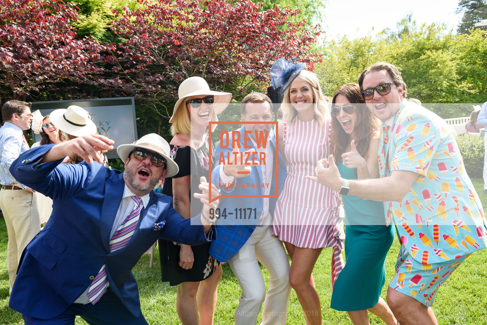 Kevin Krystofiak, Lindsey Krystofiak, Michael Schmitz, Ambassadors for UCSF Benioff Children's Hospital San Francisco Kentucky Derby Party, Private Residence. 18 Makin Grade, May 5th, 2018, Photo #994-11171 Kevin Krystofiak, Lindsey Krystofiak, Michael Schmitz, Photo #994-11171