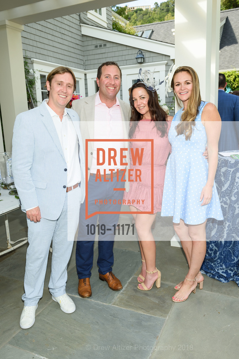 Brad Holden, Peter Hamann, Marcela Hamann, Nicole Holden, Ambassadors for UCSF Benioff Children's Hospital San Francisco Kentucky Derby Party, Private Residence. 18 Makin Grade, May 5th, 2018, Photo #1019-11171 Brad Holden, Peter Hamann, Marcela Hamann, Nicole Holden, Photo #1019-11171