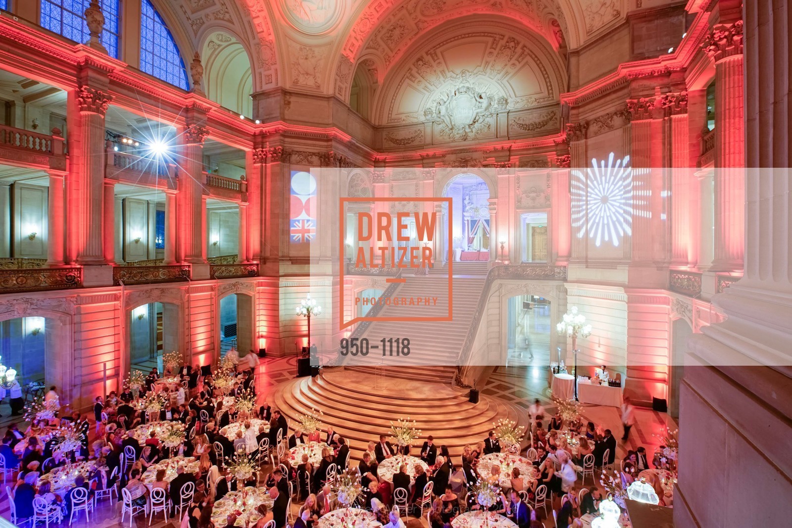 Atmosphere, San Francisco Opera Guild Presents Nod to Mod Ball Celebrating Matthew Shilvock, City Hall. 1 Dr Carlton B Goodlett Pl, April 20th, 2016, Photo #950-1118 Atmosphere, Photo #950-1118