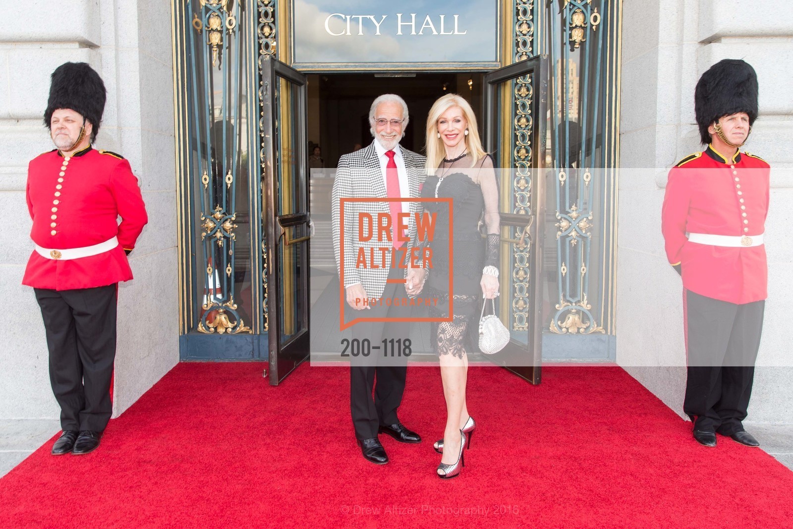 Ted Deikel, Pamala Deikel, San Francisco Opera Guild Presents Nod to Mod Ball Celebrating Matthew Shilvock, City Hall. 1 Dr Carlton B Goodlett Pl, April 20th, 2016, Photo #200-1118 Ted Deikel, Pamala Deikel, Photo #200-1118