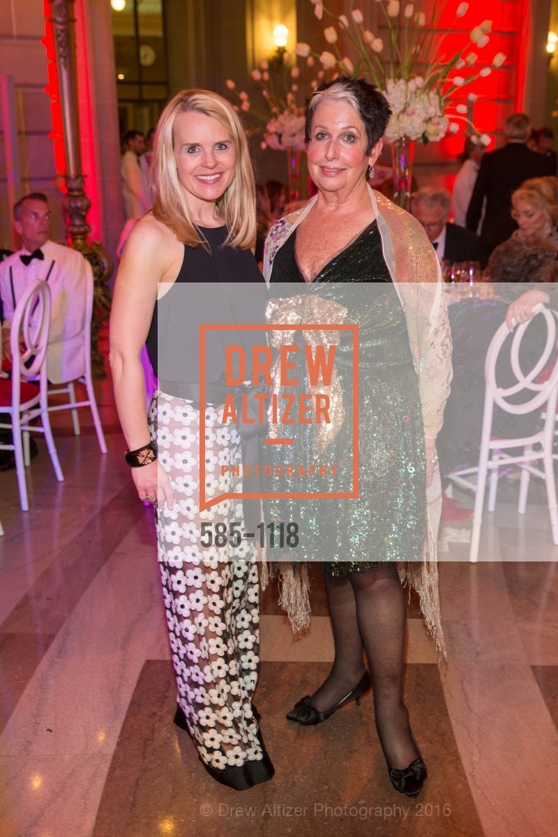 Jane Mudge, Karen Kubin, San Francisco Opera Guild Presents Nod to Mod Ball Celebrating Matthew Shilvock, City Hall. 1 Dr Carlton B Goodlett Pl, April 20th, 2016, Photo #585-1118 Jane Mudge, Karen Kubin, Photo #585-1118