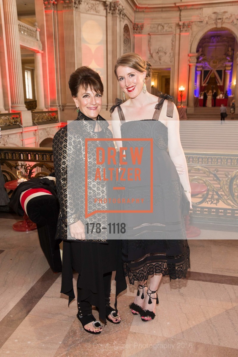 Debby Sagues, Laura Sagues, San Francisco Opera Guild Presents Nod to Mod Ball Celebrating Matthew Shilvock, City Hall. 1 Dr Carlton B Goodlett Pl, April 20th, 2016, Photo #178-1118 Debby Sagues, Laura Sagues, Photo #178-1118