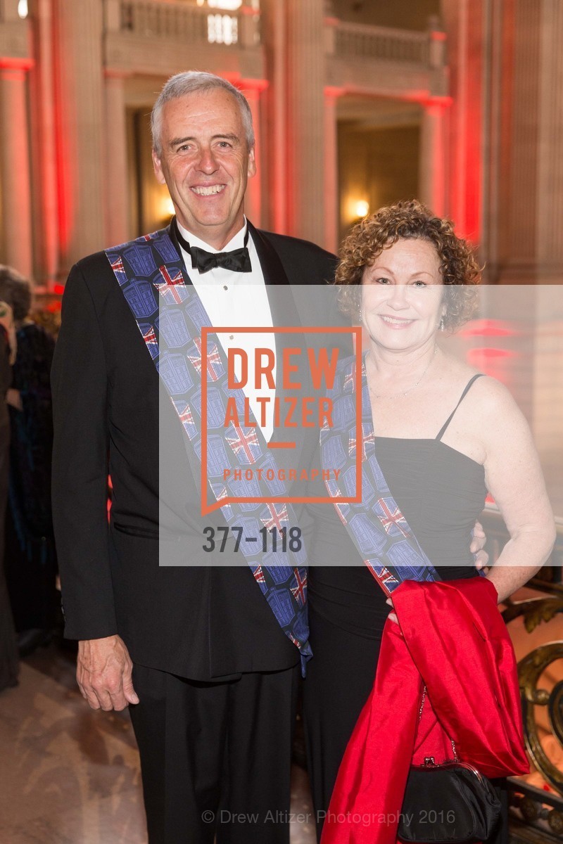 Lawrence Ames, Karen Ames, San Francisco Opera Guild Presents Nod to Mod Ball Celebrating Matthew Shilvock, City Hall. 1 Dr Carlton B Goodlett Pl, April 20th, 2016, Photo #377-1118 Lawrence Ames, Karen Ames, Photo #377-1118