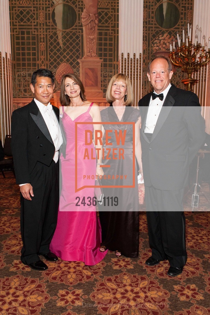 Kevin Louie, Carol Louie, Karen Gullett, Jan Gullett, The San Francisco Debutante Ball, Westin St. Francis, June 22nd, 2012, Photo #2436-1119 Kevin Louie, Carol Louie, Karen Gullett, Jan Gullett, Photo #2436-1119