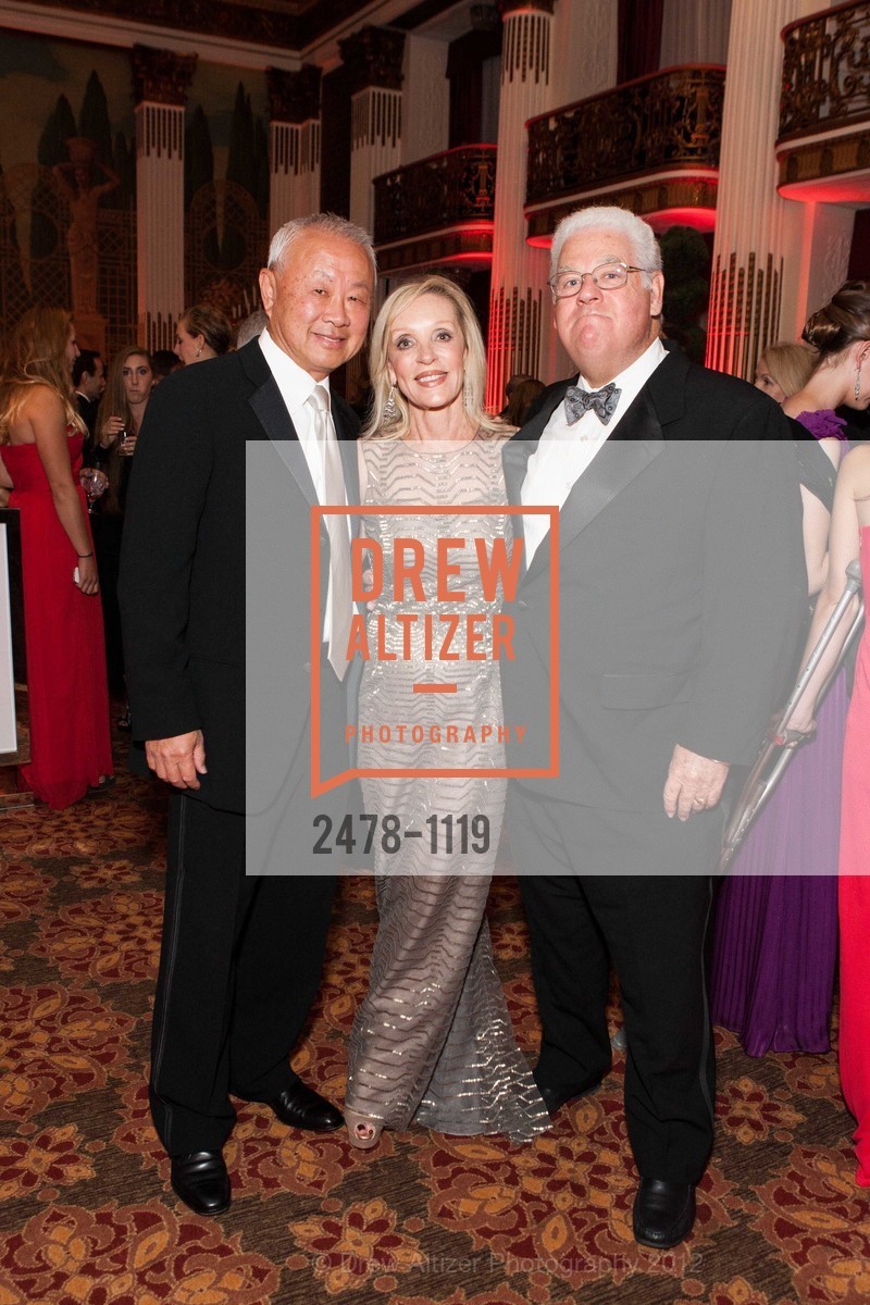 Max Woo, Barbara Brown, Tim Browne, The San Francisco Debutante Ball, Westin St. Francis, June 22nd, 2012, Photo #2478-1119 Max Woo, Barbara Brown, Tim Browne, Photo #2478-1119