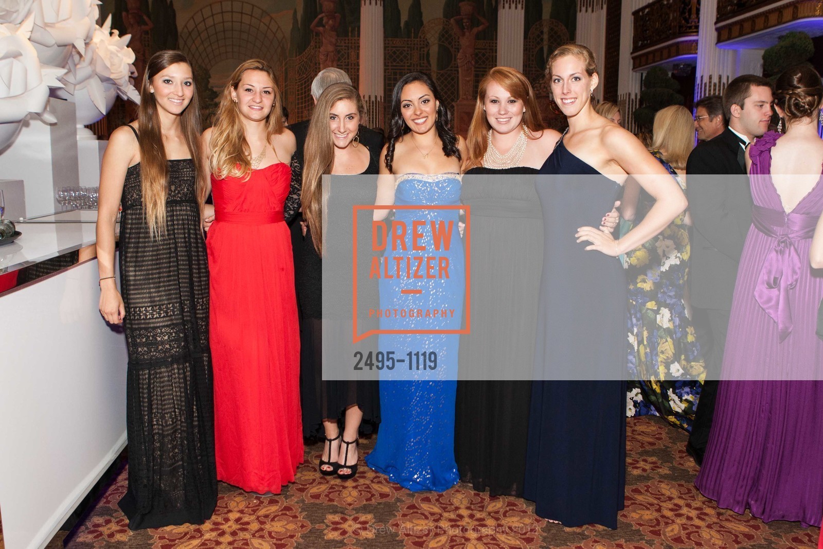 Marielle Rollins, Marlena Morshead, Emily Bongiorno, Katrina Georgiou. Colleen Scullion, Charlotte Passot, The San Francisco Debutante Ball, Westin St. Francis, June 22nd, 2012, Photo #2495-1119 Marielle Rollins, Marlena Morshead, Emily Bongiorno, Katrina Georgiou. Colleen Scullion, Charlotte Passot, Photo #2495-1119