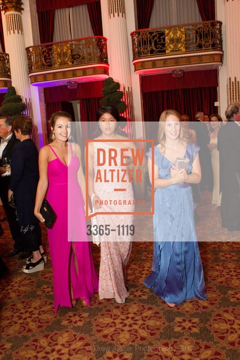 Kristin Farrell, Claudia Lu, Shannon Sparks, The San Francisco Debutante Ball, Westin St. Francis, June 22nd, 2012, Photo #3365-1119 Kristin Farrell, Claudia Lu, Shannon Sparks, Photo #3365-1119