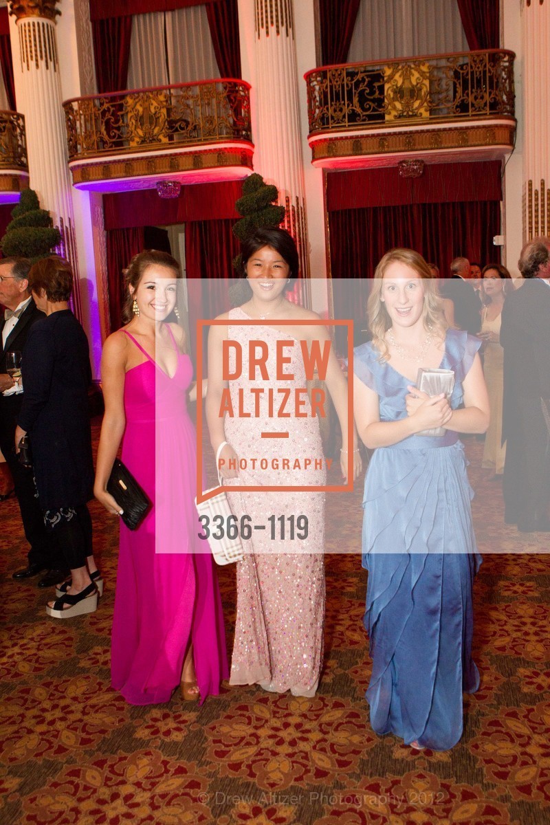 Kristin Farrell, Claudia Lu, Shannon Sparks, The San Francisco Debutante Ball, Westin St. Francis, June 22nd, 2012, Photo #3366-1119 Kristin Farrell, Claudia Lu, Shannon Sparks, Photo #3366-1119