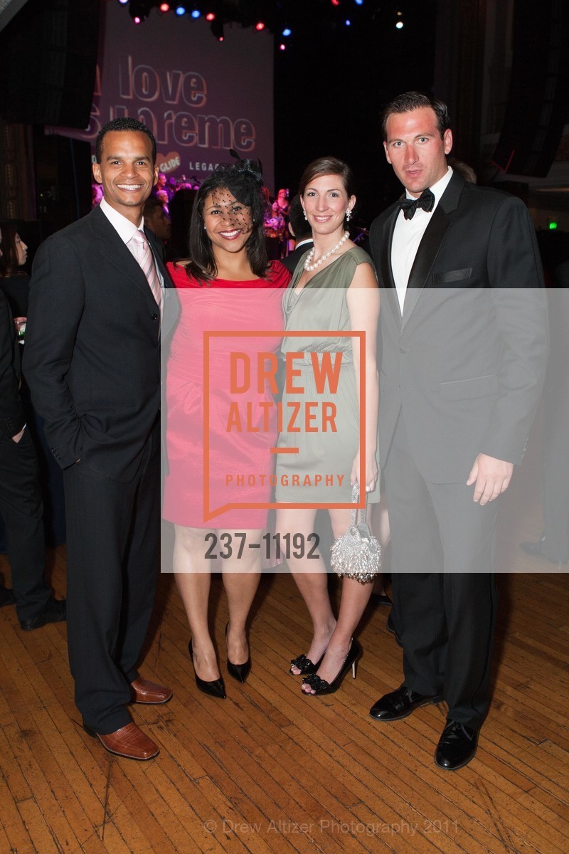 Joel Young, London Breed, Megan Famulener, Conor Famulener, A Love Supreme, the 2nd Annual GLIDE Legacy Gala, US, July 11th, 2011, Photo #237-11192 Joel Young, London Breed, Megan Famulener, Conor Famulener, Photo #237-11192