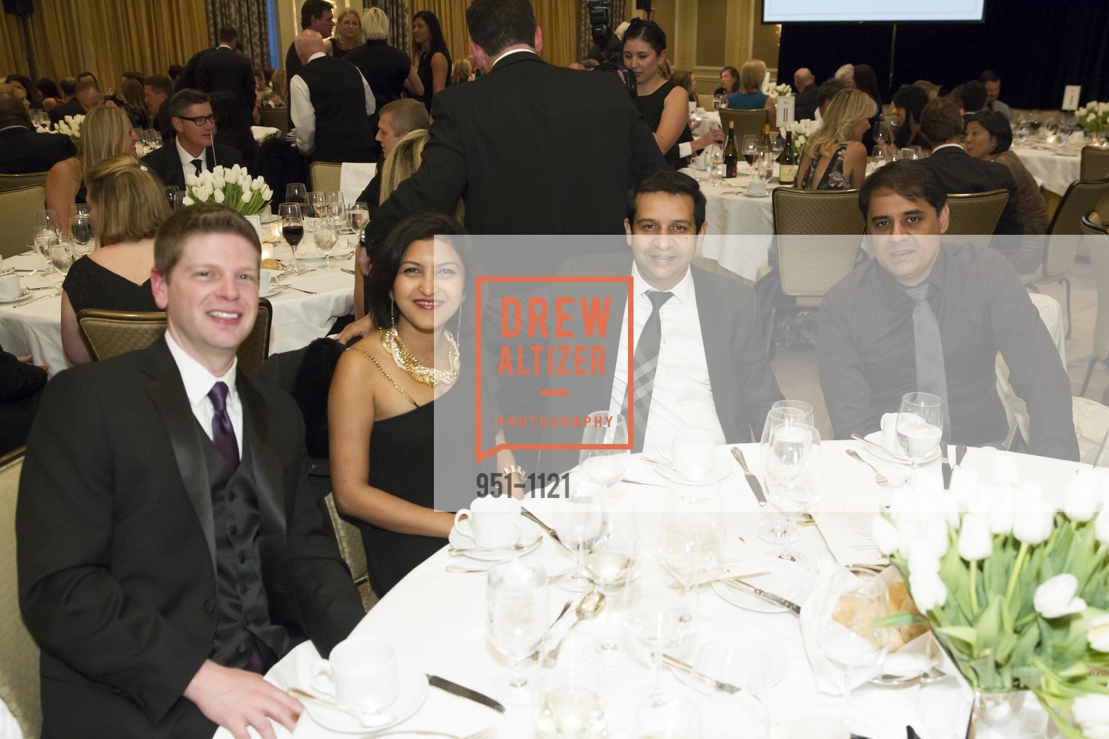 Tray Childress, Sarika Garg, Anshu Sharma, Rahul Chopra, Big Brothers Big Sisters of the Bay Area Mentoring Magic Gala and Auction, Four Seasons Hotel. 757 Market St, April 22nd, 2016, Photo #951-1121 Tray Childress, Sarika Garg, Anshu Sharma, Rahul Chopra, Photo #951-1121