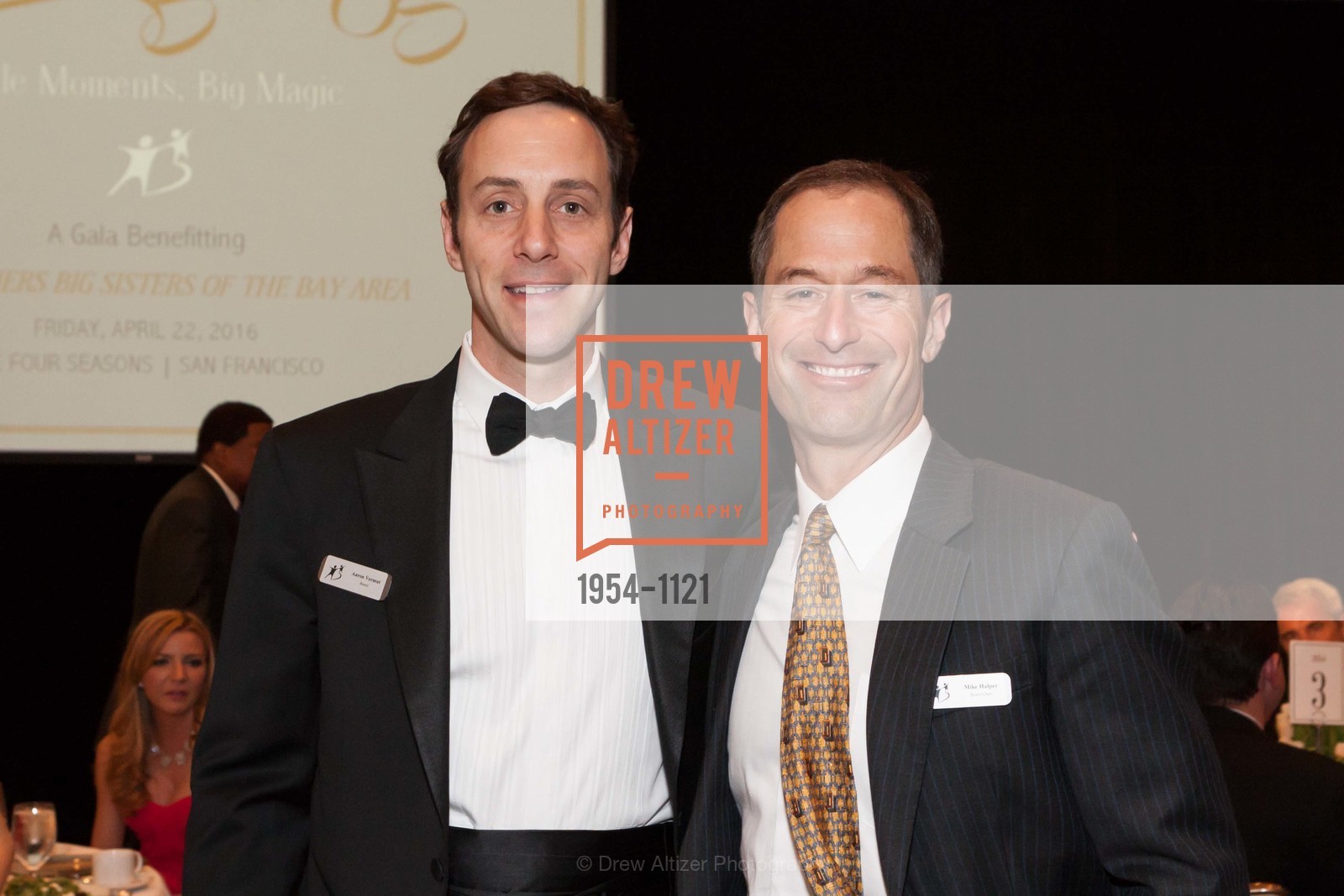 Aaron Vermut, Mike Halper, Big Brothers Big Sisters of the Bay Area Mentoring Magic Gala and Auction, Four Seasons Hotel. 757 Market St, Photo #1954-1121 Aaron Vermut, Mike Halper, Photo #1954-1121