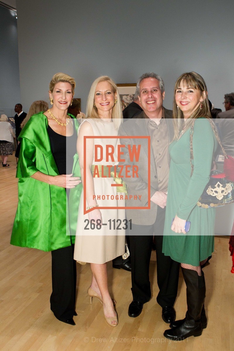 Karen Caldwell, Joni Binder Schwarts, Jeffrey Wohl, Annie Noonan, THE STEIN COLLECTION Exhibition and Curators Dinner at SFMOMA, US, May 18th, 2011, Photo #268-11231 Karen Caldwell, Joni Binder Schwarts, Jeffrey Wohl, Annie Noonan, Photo #268-11231