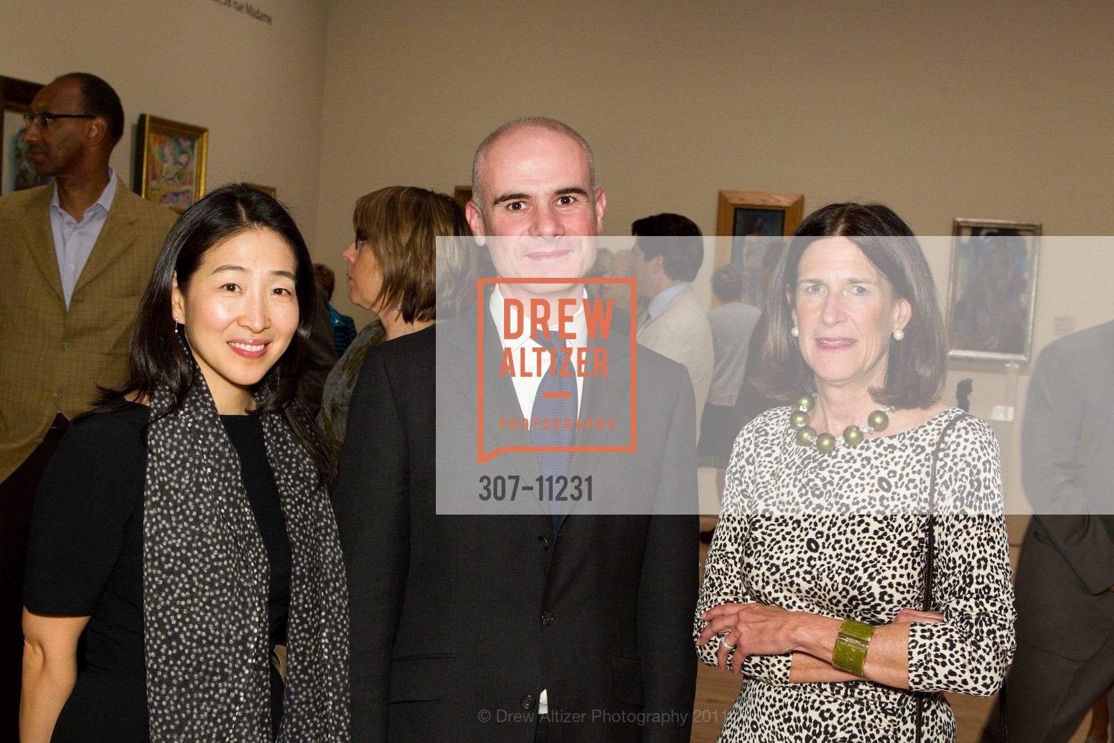 Sharon Kim, Connor Jordan, Eleanor Notides, THE STEIN COLLECTION Exhibition and Curators Dinner at SFMOMA, US, May 18th, 2011, Photo #307-11231 Sharon Kim, Connor Jordan, Eleanor Notides, Photo #307-11231