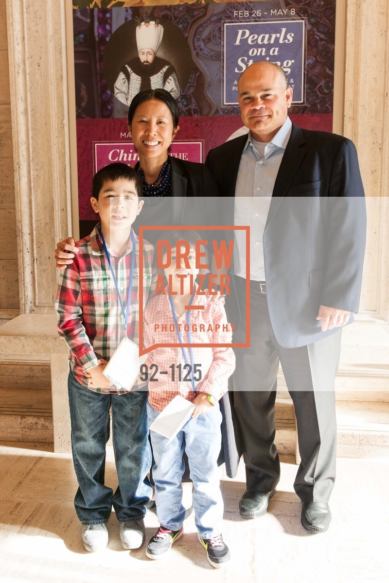 Linda Lynch, Owen Lynch, Erin Lynch, Kevin Lynch, Once Upon a Time in Asia, Asian Art Museum, April 22nd, 2016, Photo #92-1125 Linda Lynch, Owen Lynch, Erin Lynch, Kevin Lynch, Photo #92-1125