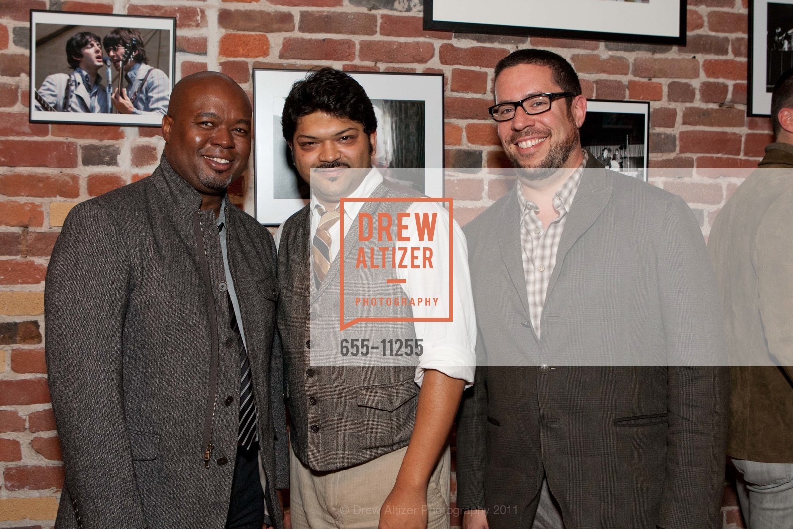 Gerald Richards, Olive Mitra, Andrew Strickman, John Varvatos InStore Event, US, October 5th, 2011, Photo #655-11255 Gerald Richards, Olive Mitra, Andrew Strickman, Photo #655-11255